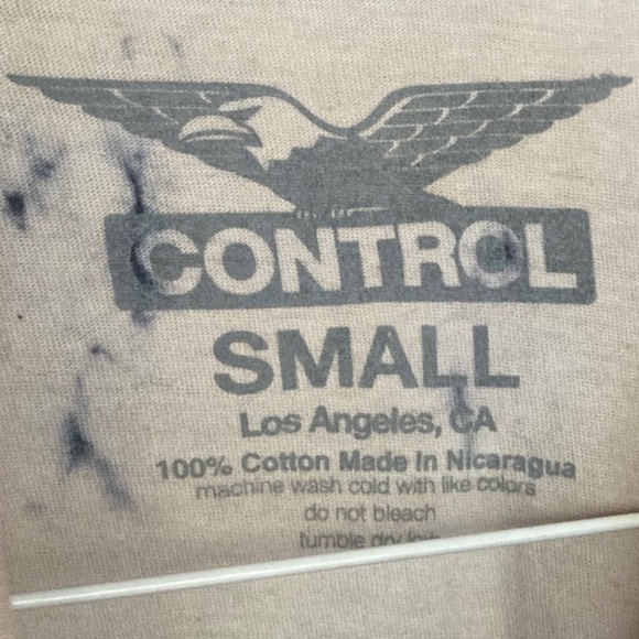 ICE CUBE Vintage Control Industry LA Cotton Tie Dye Graphic T-Shirt - Picture 2 of 3